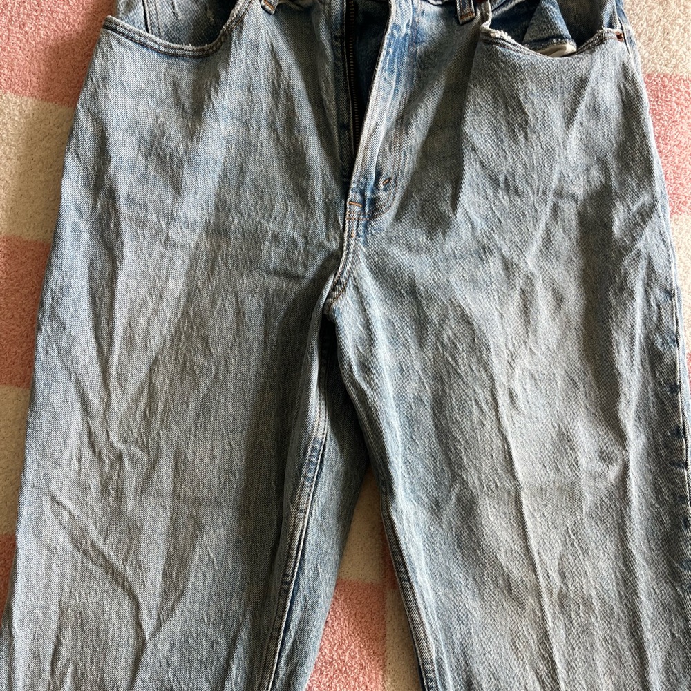 Abercrombie & Fitch Blue Relaxed Jeans